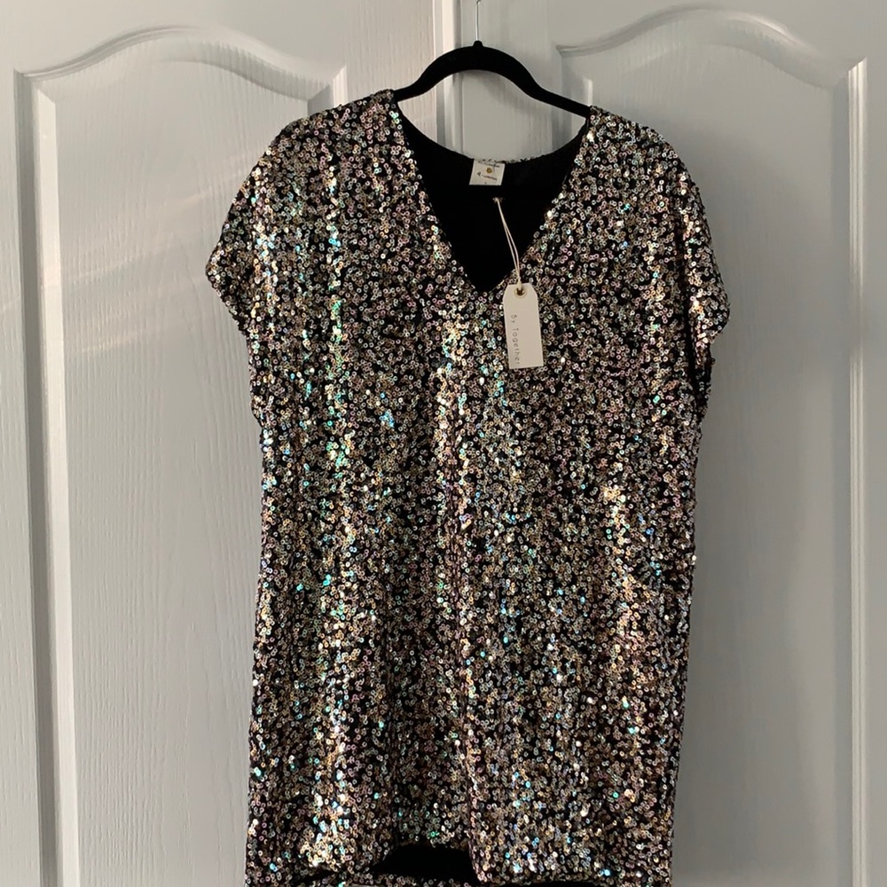 Sequence shift dress